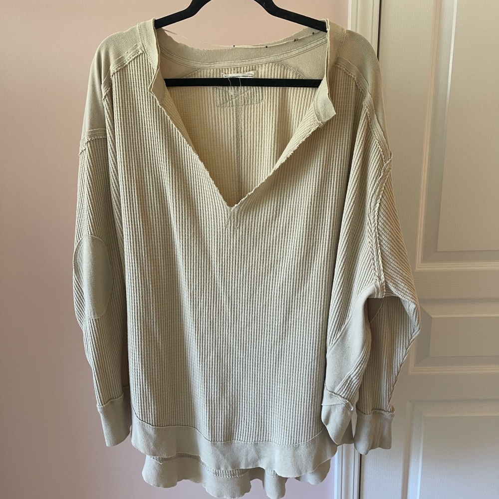We The Free Women's Long Sleeve Thermal Top in Light Cream